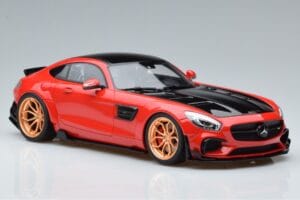 Mercedes AMG GT Prior Design C190 Rdeč GT Spirit 1:18 ZM104 Smola – slika 4 od 6