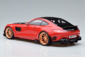 Mercedes AMG GT Prior Design C190 Rdeč GT Spirit 1:18 ZM104 Smola – slika 5 od 6