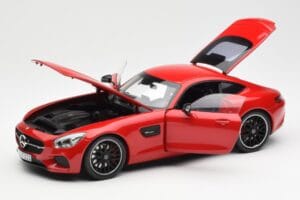 Mercedes AMG GT C190 Rdeč Norev 1:18 183496 Kovina – slika 2 od 8