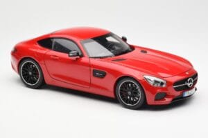 Mercedes AMG GT C190 Rdeč Norev 1:18 183496 Kovina – slika 6 od 8