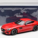 Mercedes AMG GT C190 Rdeč Norev 1:18 - image 8 of 8