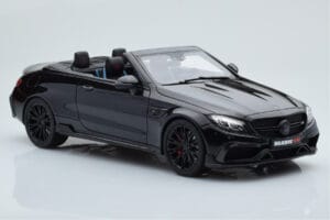 Mercedes Brabus 650 Kabriolet Črn GT Spirit 1:18 GT206 Smola – slika 4 od 6