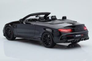 Mercedes Brabus 650 Kabriolet Črn GT Spirit 1:18 GT206 Smola – slika 5 od 6