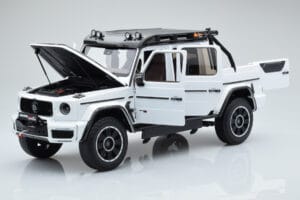Mercedes Brabus G800 W464 Adventure XLP Polar Bel Almost Real 1:18 860524 Kovina – slika 2 od 8