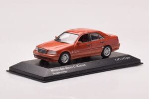 Mercedes C-Class W202 C240 Oranžna Metalik Minichamps 1:43 430037000 Kovina – slika 2 od 4