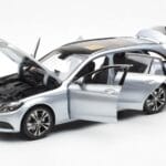 Mercedes C-Class W205 T-Model Srebrna Asia Exclusive Norev 1:18 - image 2 of 8