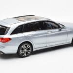 Mercedes C-Class W205 T-Model Srebrna Asia Exclusive Norev 1:18 - image 3 of 8