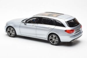 Mercedes C-Class W205 T-Model Srebrna Asia Exclusive Norev 1:18 183865 Kovina – slika 7 od 8