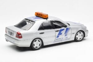 Mercedes C-Class W202 AMG Medical Car F1 1997 UT Models 1:18 26106 Kovina – slika 2 od 6