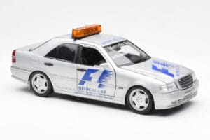 Mercedes C-Class W202 AMG Medical Car F1 1997 UT Models 1:18 26106 Kovina – slika 4 od 6