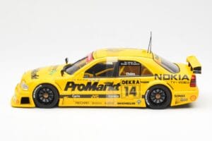 Mercedes C-Class W202 #14 K. Thiim DTM 1994 UT Models 1:18 180943314 Kovina – slika 3 od 6