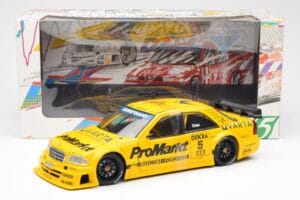 Mercedes C-Class W202 #5 Team Zakspeed Grau DTM 1995 UT Models 1:18 180953305 Kovina – slika 6 od 6