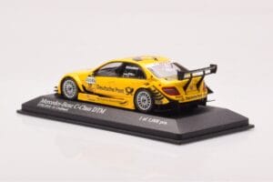 Mercedes C-Class W204 DTM Deutsche Post AMG Mercedes #17 D. Coulthard DTM 2010 Minichamps 1:43 400103817 Kovina – slika 3 od 4