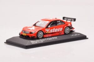 Mercedes C-Class W204 DTM Stern AMG Mercedes #17 M. Lauda DTM 2009 Minichamps 1:43 400093817 Kovina – slika 2 od 4