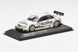 Mercedes C-Class W204 DTM Team AMG Mercedes #5 J. Green DTM 2008 Minichamps 1:43 400083805 Kovina – slika 2 od 4