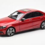 Mercedes C-Class W205 Rdeč Metallic Asia Exclusive Norev 1:18