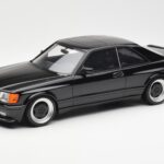 Mercedes 560 SEC C126 AMG Widebody Črn Otto 1:18