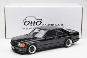 Mercedes 560 SEC C126 AMG Widebody Črn Otto 1:18 OT187 Smola – slika 6 od 6
