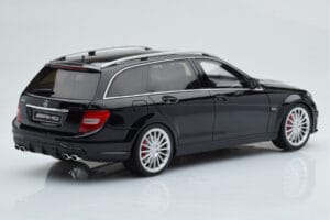 Mercedes C63 AMG S204 T-Model Črn GT Spirit 1:18 GT760 Smola – slika 2 od 6