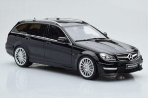 Mercedes C63 AMG S204 T-Model Črn GT Spirit 1:18 GT760 Smola – slika 4 od 6