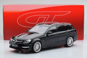 Mercedes C63 AMG S204 T-Model Črn GT Spirit 1:18 GT760 Smola – slika 6 od 6