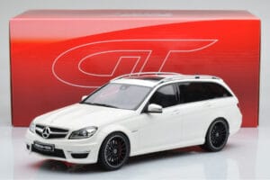 Mercedes C63 AMG S204 T-Model Bel GT Spirit 1:18 GT147 Smola – slika 8 od 8