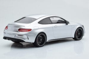 Mercedes C63S AMG C205 Coupe Srebrn GT Spirit 1:18 GT116 Smola – slika 2 od 6