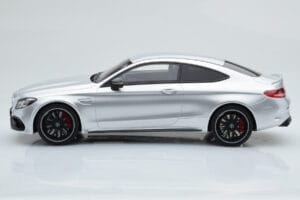 Mercedes C63S AMG C205 Coupe Srebrn GT Spirit 1:18 GT116 Smola – slika 3 od 6