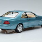 Mercedes CL600 C140 Modra Metalik Norev 1:18 183448 Kovina - image 3 of 7