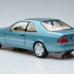 Mercedes CL600 C140 Modra Metalik Norev 1:18 183448 Kovina - image 6 of 7