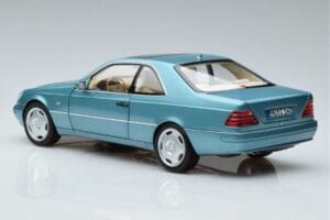 Mercedes CL600 C140 Modra Metalik Norev 1:18 183448 Kovina – slika 6 od 7