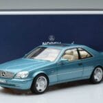Mercedes CL600 C140 Modra Metalik Norev 1:18 183448 Kovina - image 7 of 7
