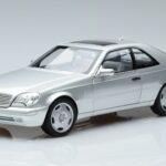 Mercedes CL600 C140 Srebrna Metalik Norev 1:18 183446 Kovina