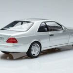 Mercedes CL600 C140 Srebrna Metalik Norev 1:18 183446 Kovina - image 3 of 7