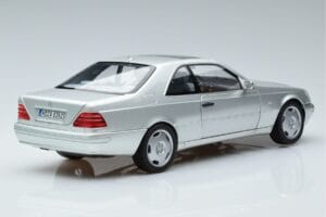 Mercedes CL600 C140 Srebrna Metalik Norev 1:18 183446 Kovina – slika 3 od 7
