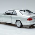 Mercedes CL600 C140 Srebrna Metalik Norev 1:18 183446 Kovina - image 6 of 7