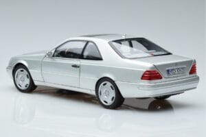Mercedes CL600 C140 Srebrna Metalik Norev 1:18 183446 Kovina – slika 6 od 7