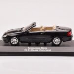 Mercedes CLK A209 Kabriolet Obsidian Črn Metalik Minichamps 1:43