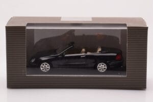Mercedes CLK A209 Kabriolet Obsidian Črn Metalik Minichamps 1:43 B66961966 Kovina – slika 4 od 4