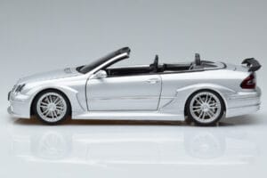 Mercedes CLK DTM AMG W209 Kabriolet Srebrn Kyosho 1:18 B66962272 Kovina – slika 5 od 8