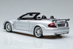 Mercedes CLK DTM AMG W209 Kabriolet Srebrn Kyosho 1:18 B66962272 Kovina – slika 7 od 8