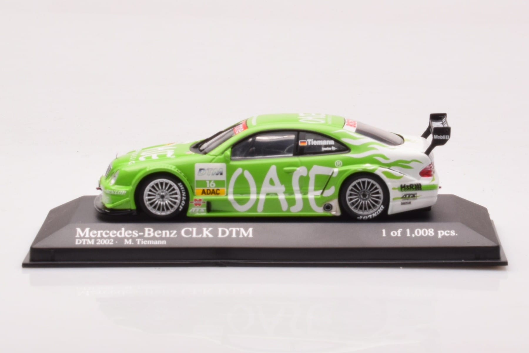 Mercedes CLK DTM Team OASE AMG #16 M. Tiemann DTM 2001 Minichamps 1:43 400023116 Kovina