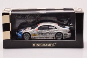 Mercedes CLK DTM Team Original Teile #12 P. Dumbreck DTM 2001 Minichamps 1:43 400023112 Kovina – slika 4 od 4