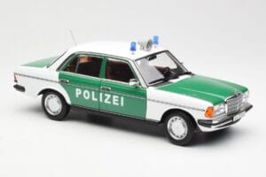 Mercedes E-Class W123 Polizei Norev 1:18 B66040676 Kovina – slika 6 od 8