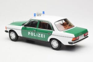 Mercedes E-Class W123 Polizei Norev 1:18 B66040676 Kovina – slika 7 od 8