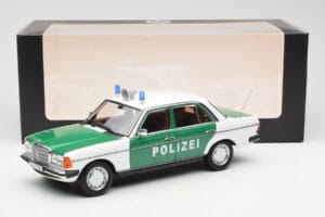 Mercedes E-Class W123 Polizei Norev 1:18 B66040676 Kovina – slika 8 od 8