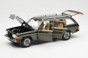 Mercedes 230T W123 T-Model Zelena Metalik Norev 1:18 183730 Kovina – slika 2 od 8