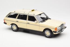 Mercedes 230T W123 T-Model Taksi Norev 1:18 183731 Kovina – slika 6 od 8