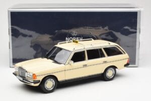 Mercedes 230T W123 T-Model Taksi Norev 1:18 183731 Kovina – slika 8 od 8