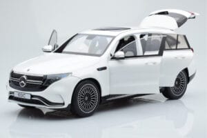 Mercedes EQC 400 Diamond Bel NZG 1:18 B66963756 Kovina – slika 2 od 8